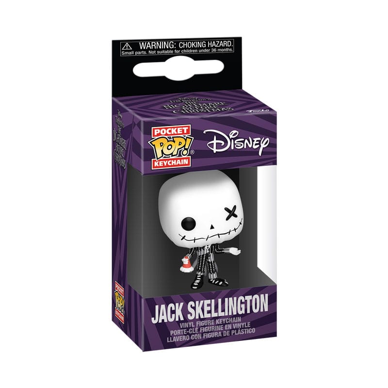 Nightmare before Christmas POP! Vinyl Keychains Patchwork Jack Display 12 Funko