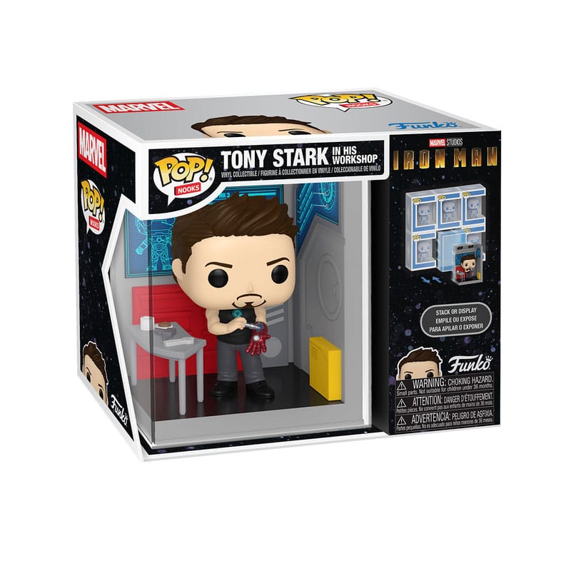 Marvel POP! Nooks Vinyl Figure Tony's Garage Funko