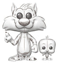 Looney Tunes POP!&Buddy Animation Vinyl Figure Sylvester&Tweety Funko