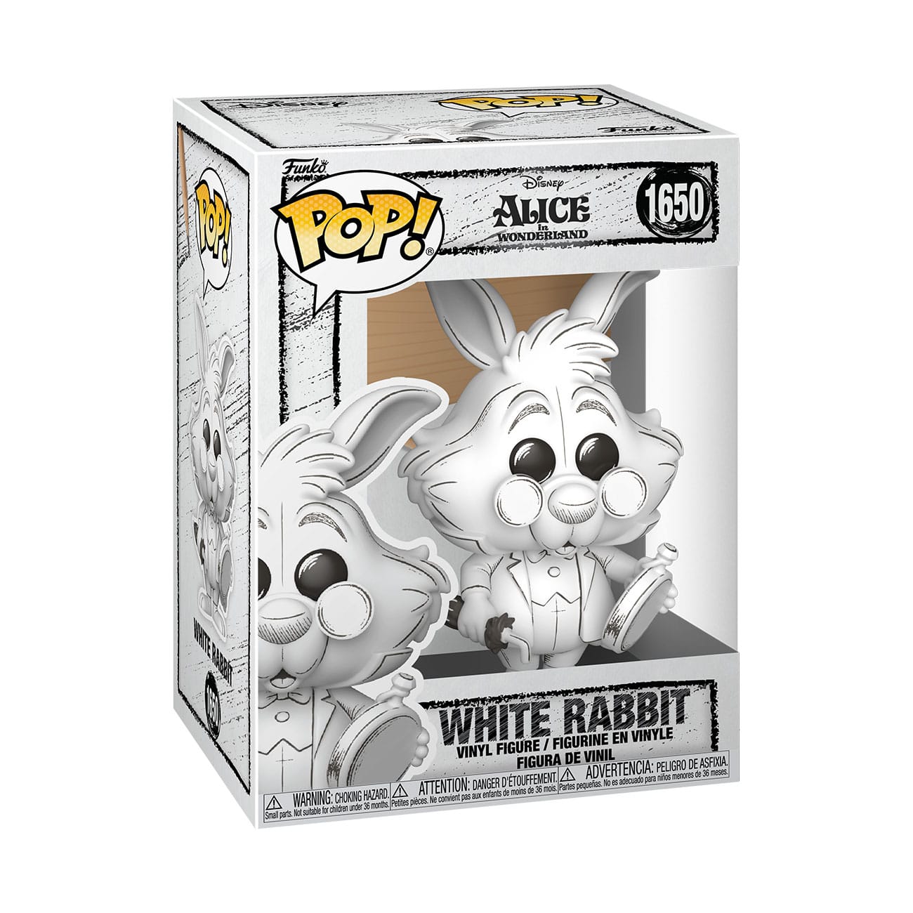 Disney POP! Vinyl Figure Sketched White Rabbit Funko
