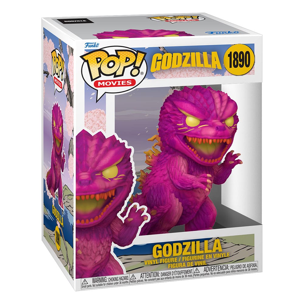 Godzilla Art Series POP! Movies Premium Vinyl Figure Pink Godzilla Funko