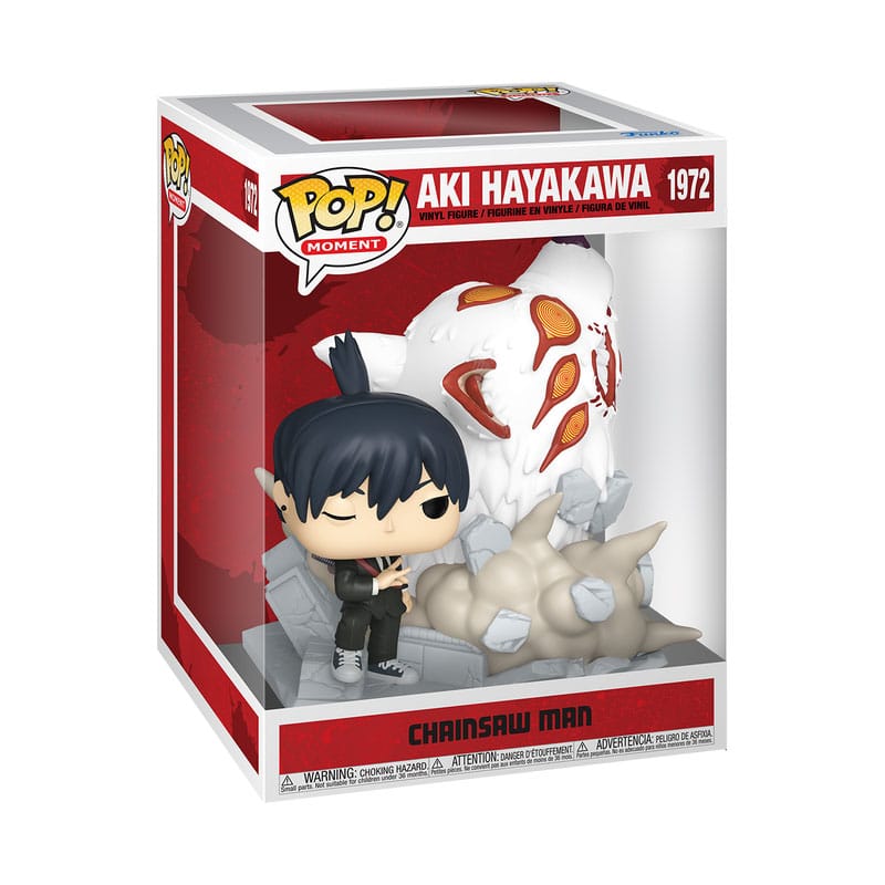 Chainsaw Man POP Moments Vinyl Figures Aki Fox Devil Funko