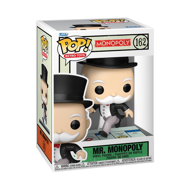 Monopoly POP! Retro Toys Vinyl Figure Mr Monopoly Pass Go Funko