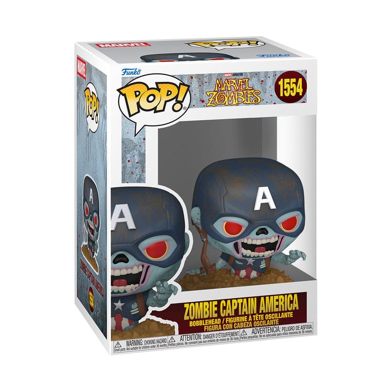 Marvel Zombies POP! Marvel Vinyl Figure Captain America Funko