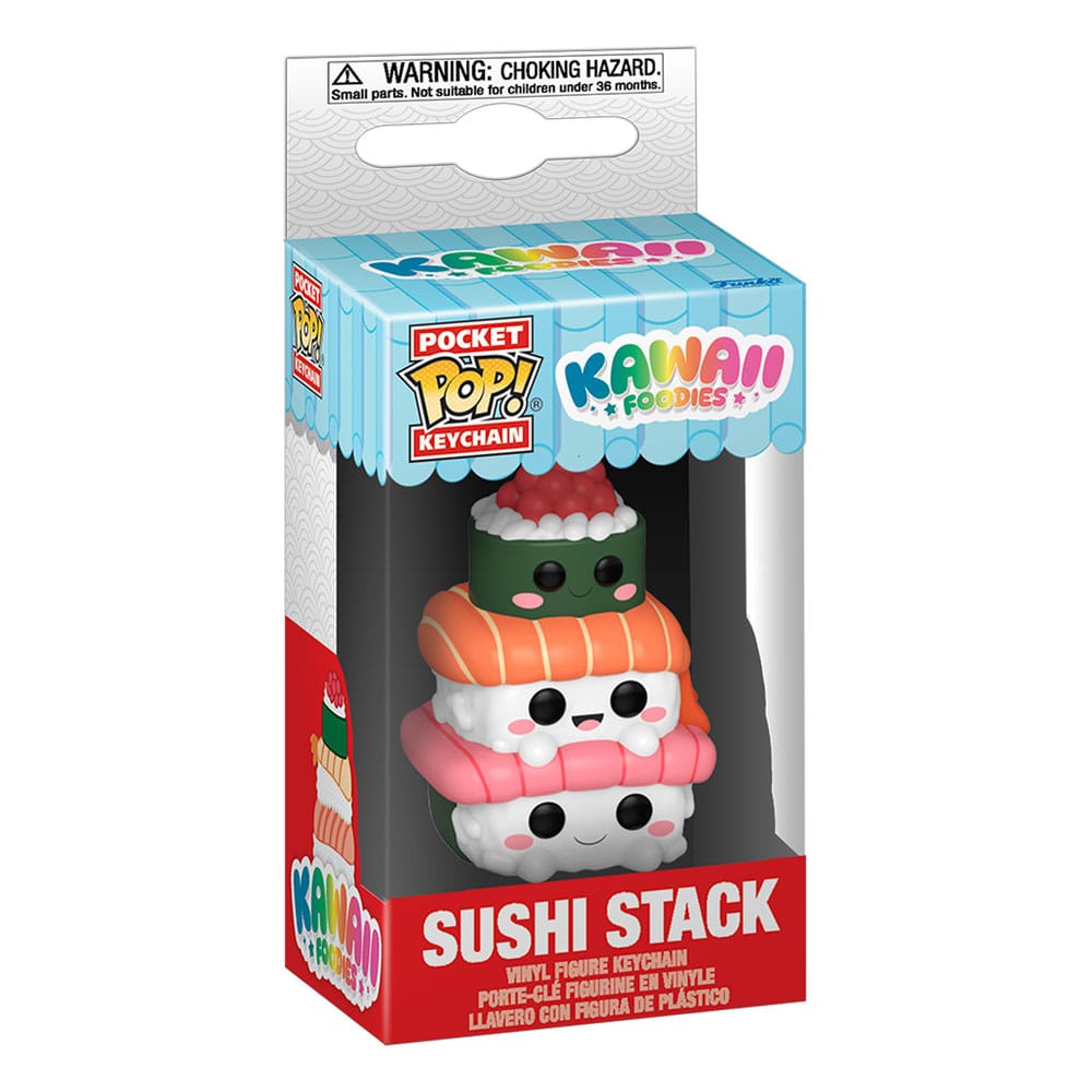Kawaii Foodies Pocket POP! Vinyl Keychains Sushi Stack Display 12 Funko
