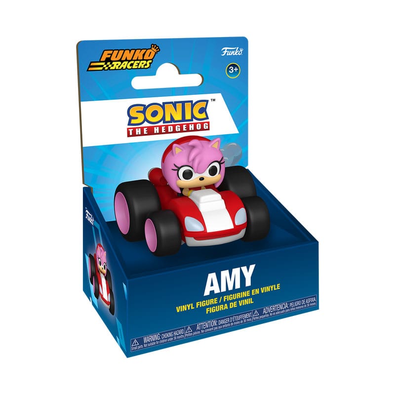 Sonic The Hedgehog Super Racers Diecast Figure Amy Rose Funko