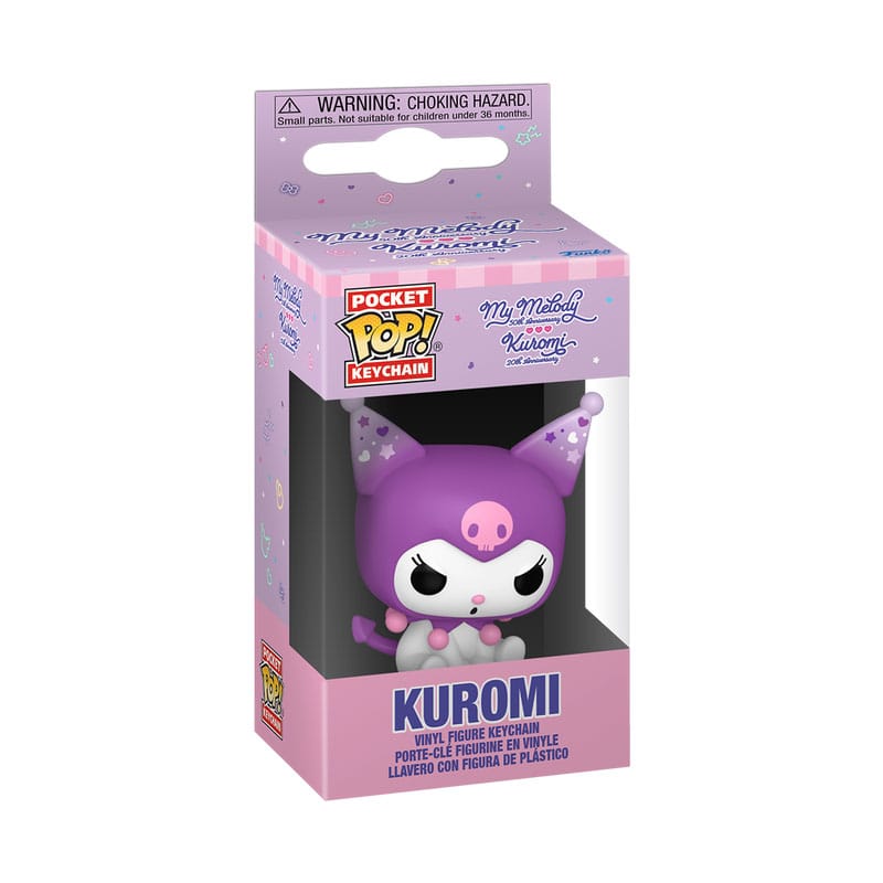 Sanrio POP! Vinyl Keychains K/MM Kuromi Display 12 Funko