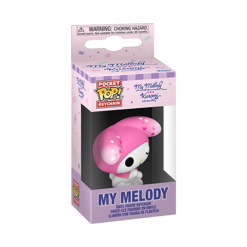Sanrio POP! Vinyl Keychains K/MM My Melody Display 12 Funko