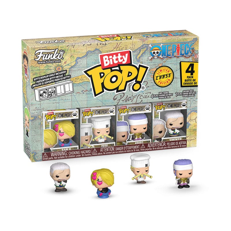 One Piece Bitty POP! Vinyl Figure 4 Pack Sanji 2 Funko