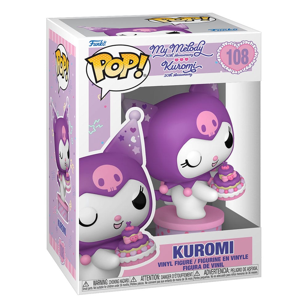 Hello Kitty and Friends POP! Vinyl Figure Kuromi with Cake 20th Anniversary Funko
