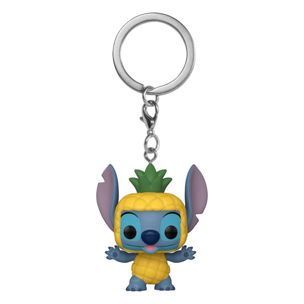 Lilo & Stitch Pocket POP! Vinyl Keychains Stitch as Pineapple Display 12 Funko