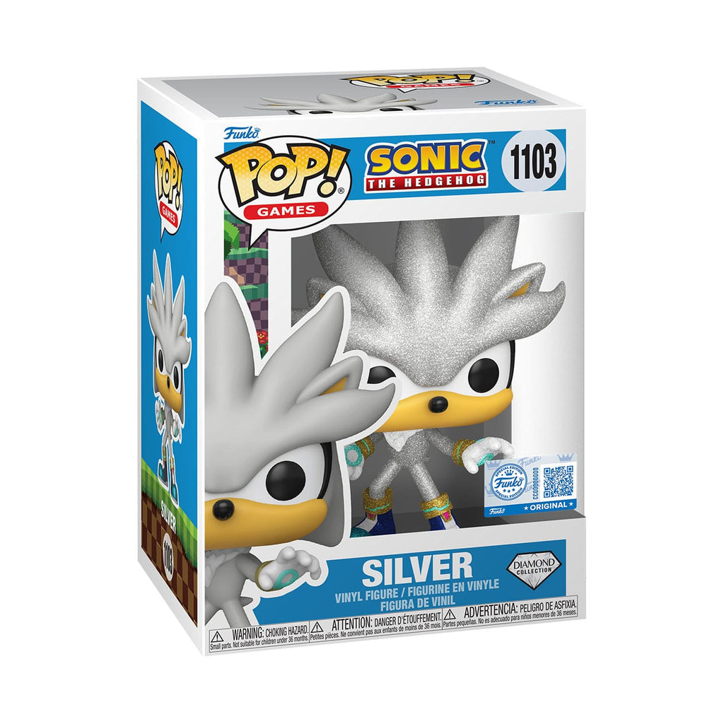 Sonic The Hedgehog POP! Games Vinyl Figure Silver The Hedgehog FL Funko