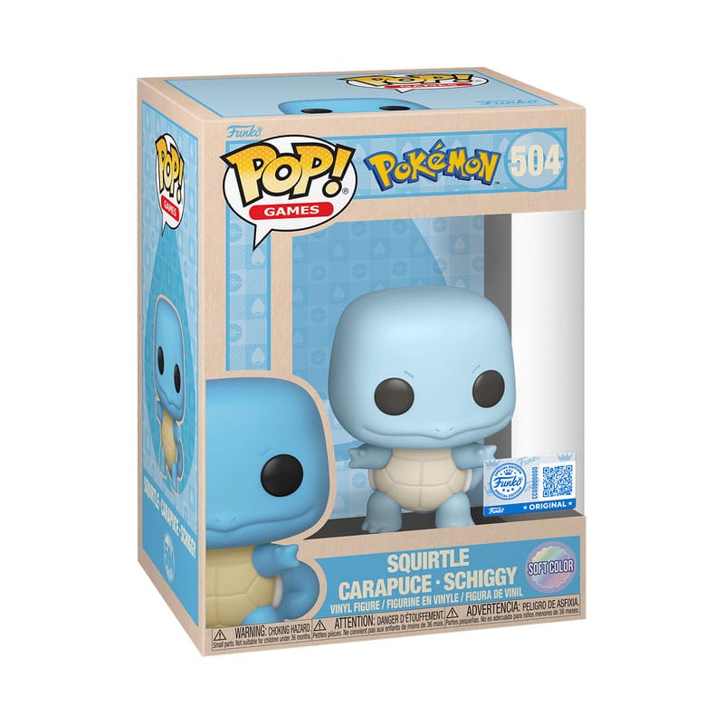 Pokémon POP! Games Vinyl Figure Squirtle SftClr Funko