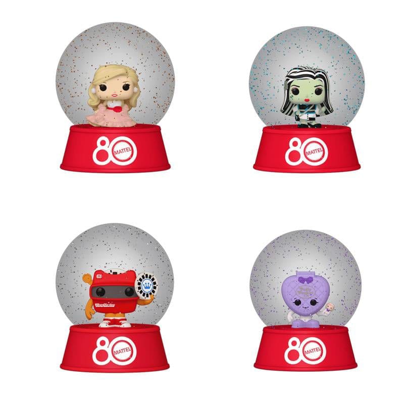 Mattel by Loungefly Snowglobes Blind Retro Toy Display 12 Funko