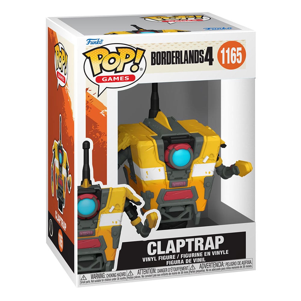 Borderlands 4 POP! Games Vinyl Figure Claptrap Funko