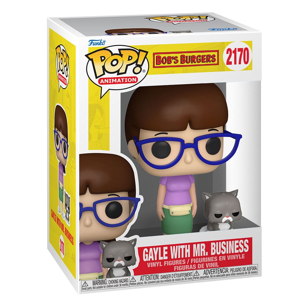 Bob's Burgers POP!&Buddy TV Vinyl Figure Gayle with Mr. Business Funko