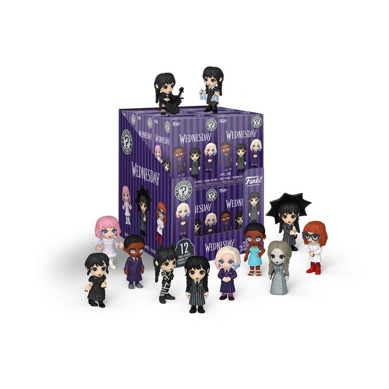 Wednesday Mini Figures PDQ Display 12 Funko