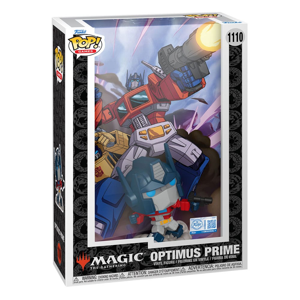 Transformers X MTG POP! Comic Covers Vinyl Figure Optimus Prime Magic the Gathering Funko