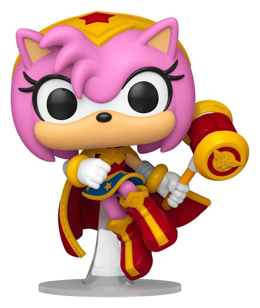 DC x Sonic the Hedgehog POP! Heroes Vinyl Figure Amy as Wonder Woman Funko