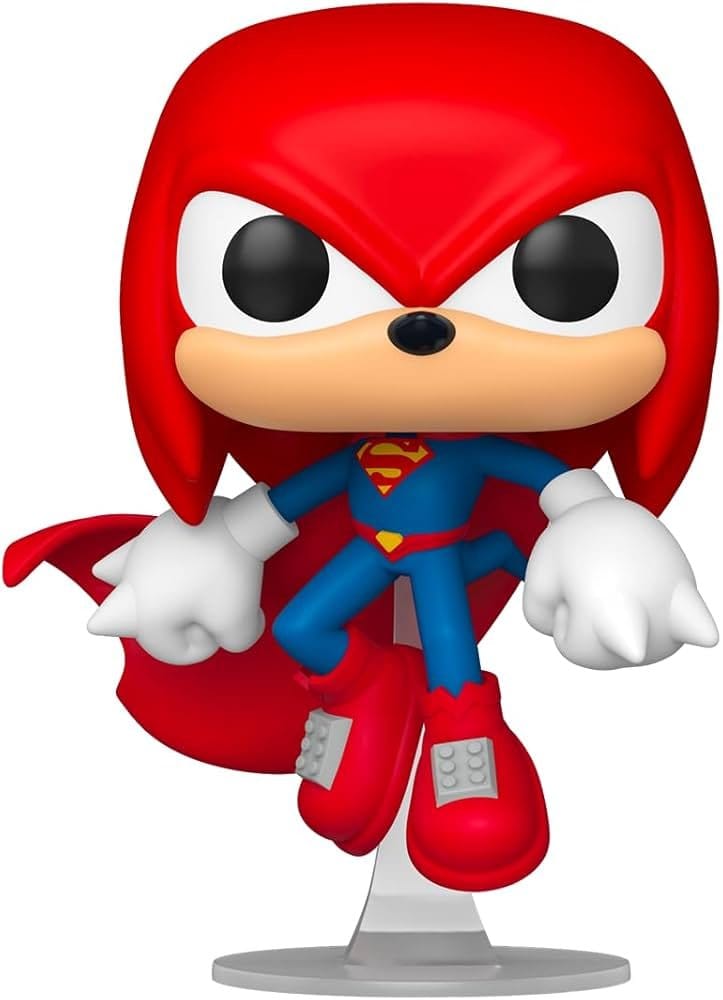 DC x Sonic the Hedgehog POP! Heroes Vinyl Figure Knuckles as Superman Funko