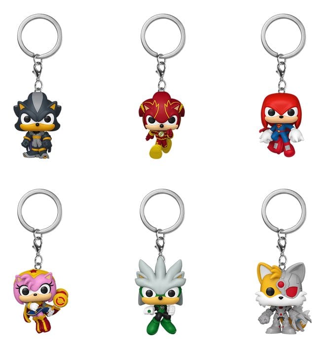 Sonic the Hedgehog POP! Vinyl Keychains Display 12 Funko