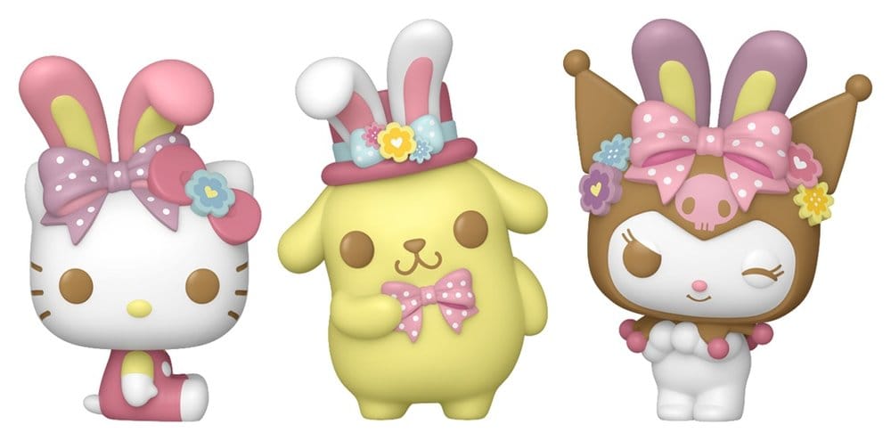Hello Kitty Pocket POP! Vinyl Figure Easter Egg 3 Pack HK Funko
