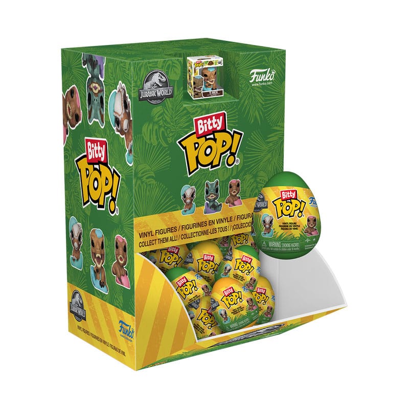 Jurassic Park POP! Vinyl Figure Easter Egg PDQ Display 24 2 Funko