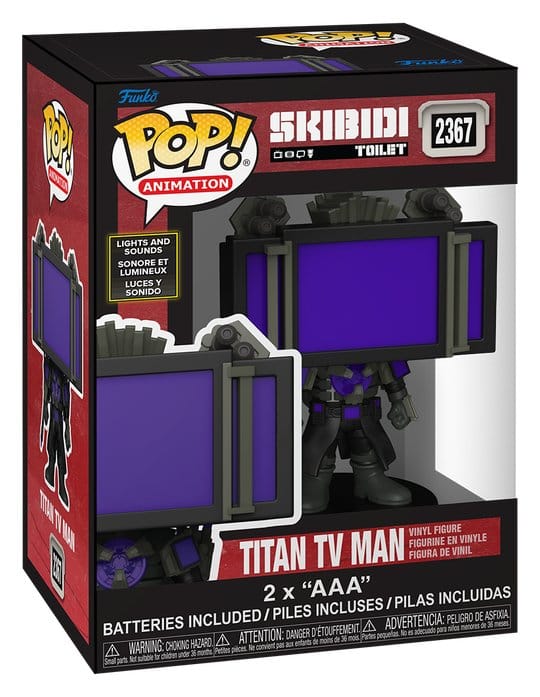 Skibidi Toilet Super Sized POP! Vinyl Figure Titan TV Man SFX Funko