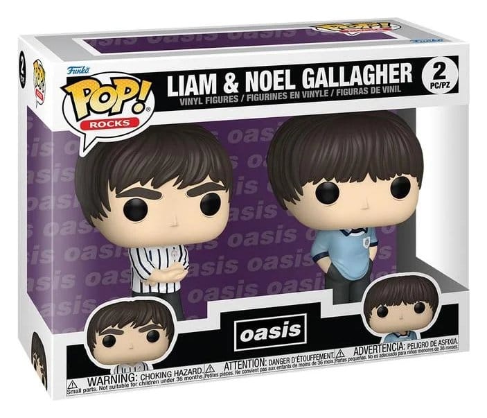 Oasis POP! Vinyl Figures 2 Pack Liam & Noel Gallagher Funko