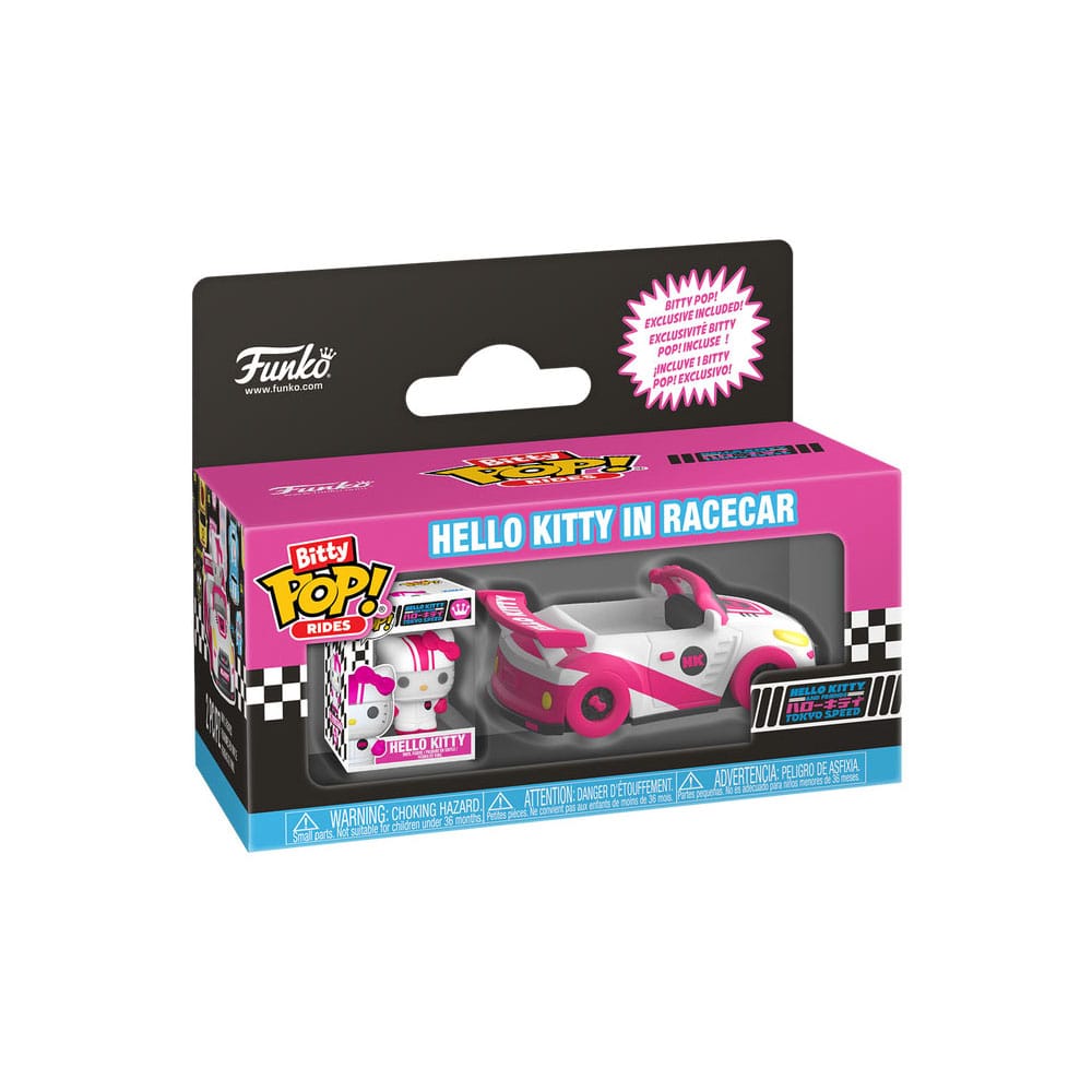 Sanrio Bitty POP! Ride Vinyl Figure Racecar w/HK 2 Funko