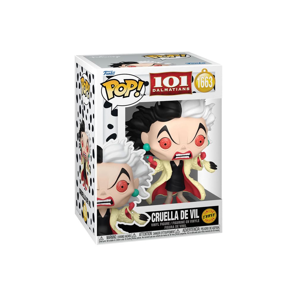 One Hundred and One Dalmatians POP! Vinyl Figures Cruella De Vil with Chase Assortment 6 Funko