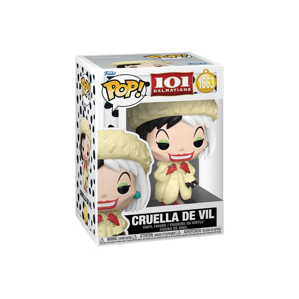 One Hundred and One Dalmatians POP! Vinyl Figures Cruella De Vil with Chase Assortment 6 Funko