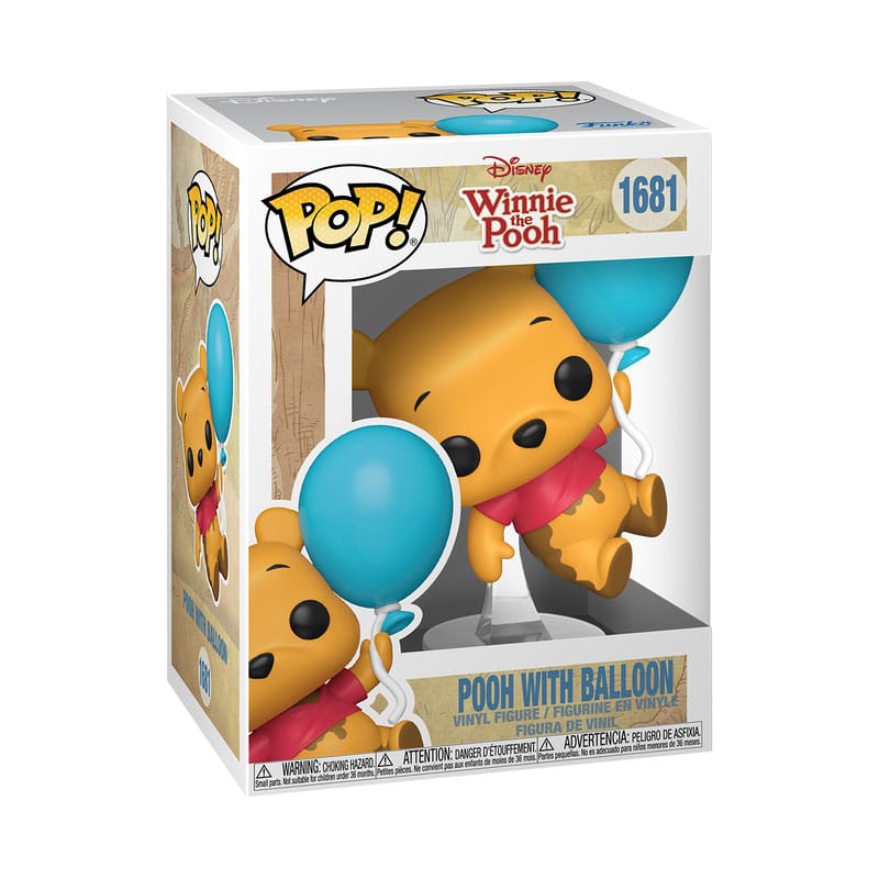 Disney POP! Animation Vinyl Figure Pooh w/Balloon Funko