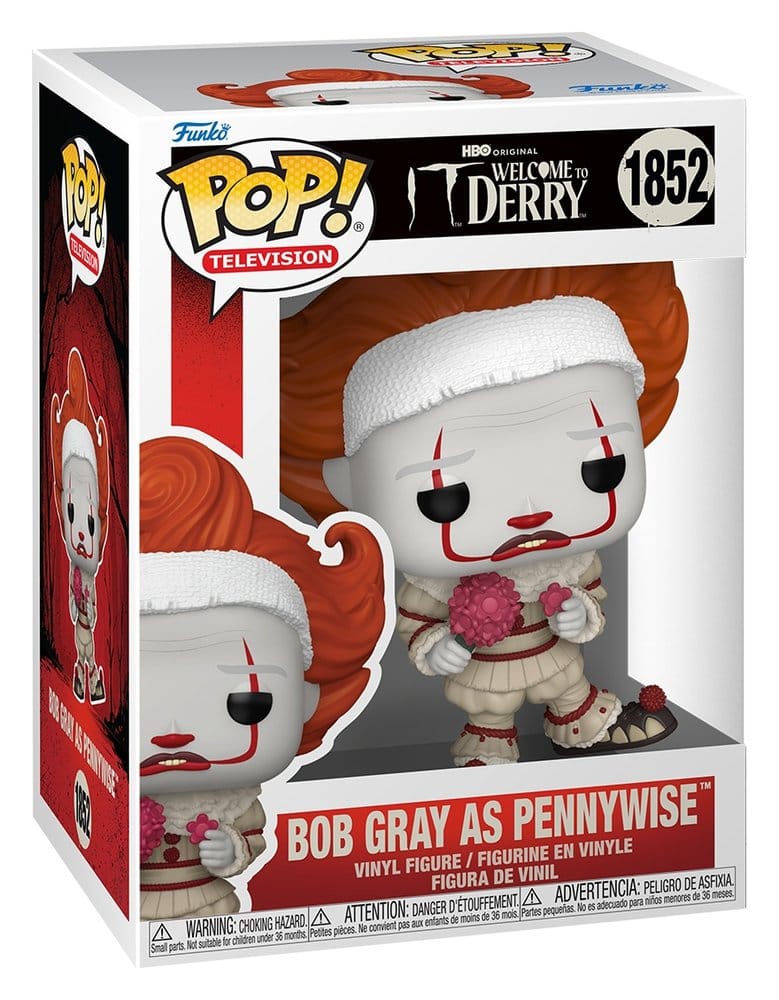 It Welcome to Derry POP! Television Vinyl Figure Bob Gray as Pennywise Funko