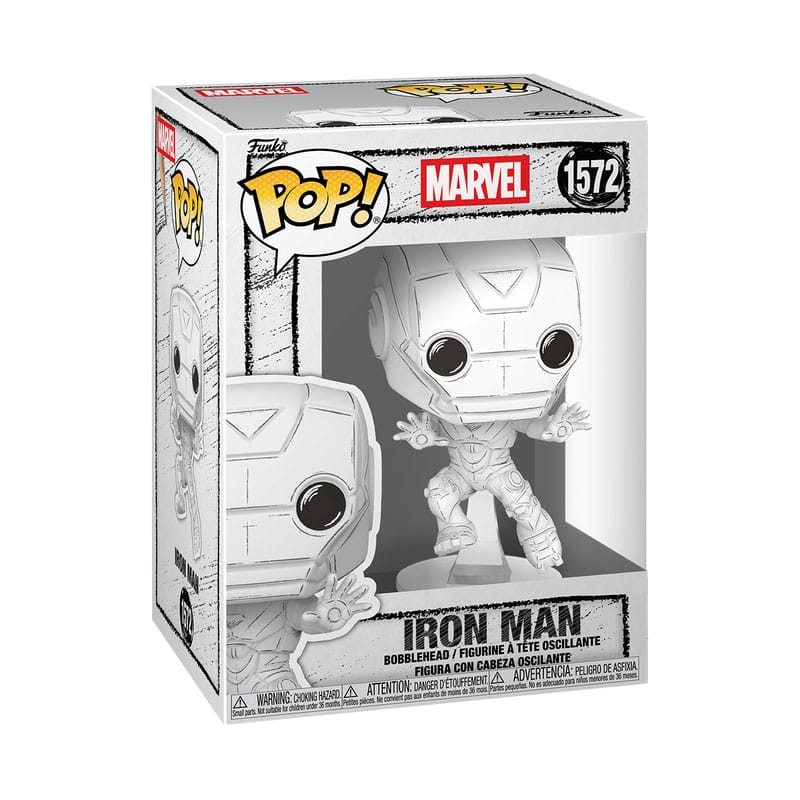 Marvel POP! Vinyl Figure Sketched Iron Man Funko