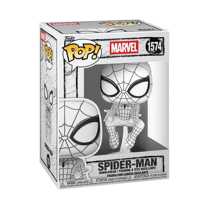 Marvel POP! Vinyl Figure Sketched Spider-Man Funko