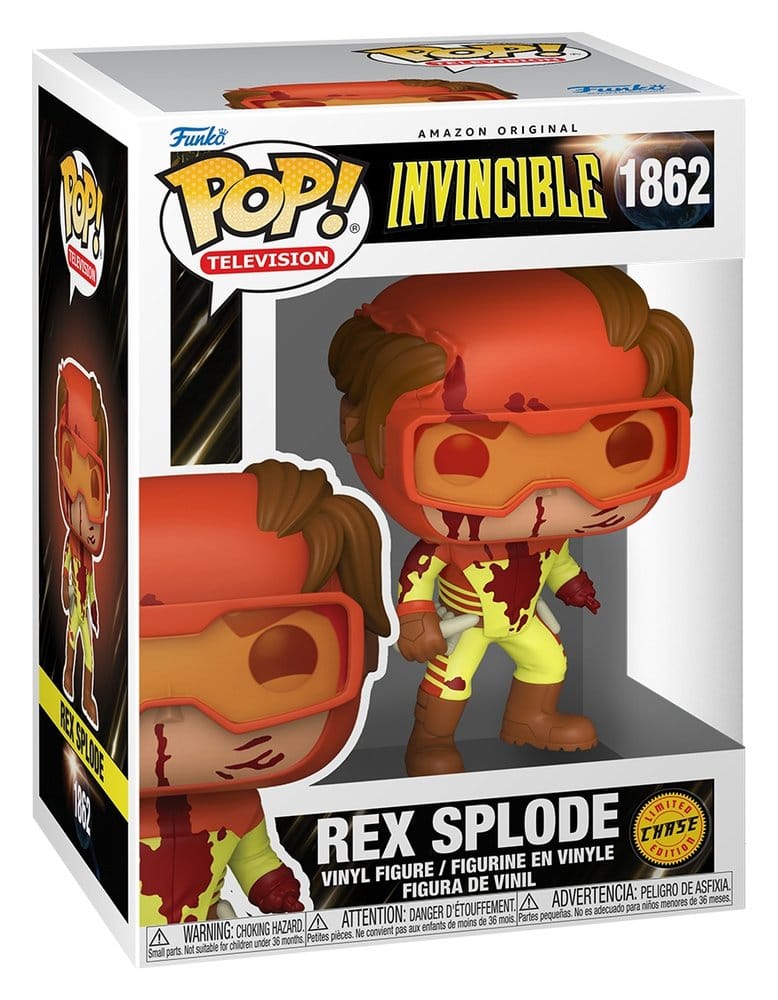 Invincible 2 POP! Vinyl Figures Rex Splode with Chase Assortment 6 Funko