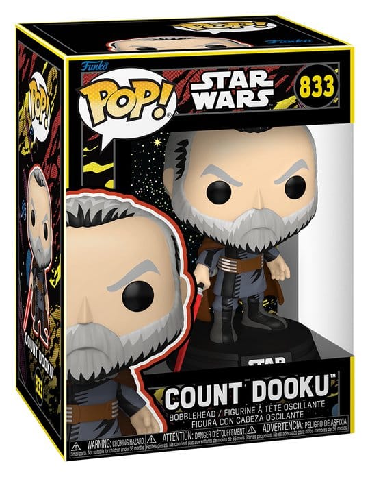 Star Wars May the Fourth POP! Vinyl Figure Count Dooku Retro Funko