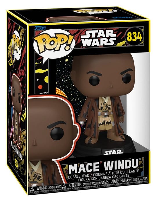 Star Wars Mandalorian & Grogu POP! Vinyl Figure Mace Windu Retro Funko