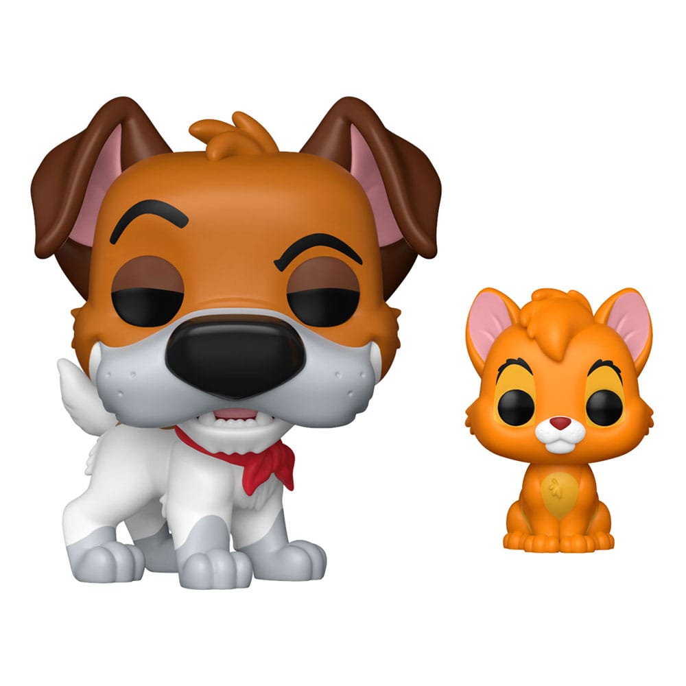 Oliver & Co. POP!&Buddy Movies Vinyl Figures Dodger w/Oliver w/Chase Assortment 6 Funko