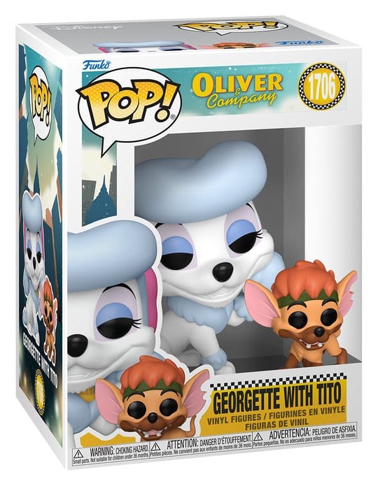Oliver & Co. POP&Buddy Vinyl Figure Georgette w/Tito Funko