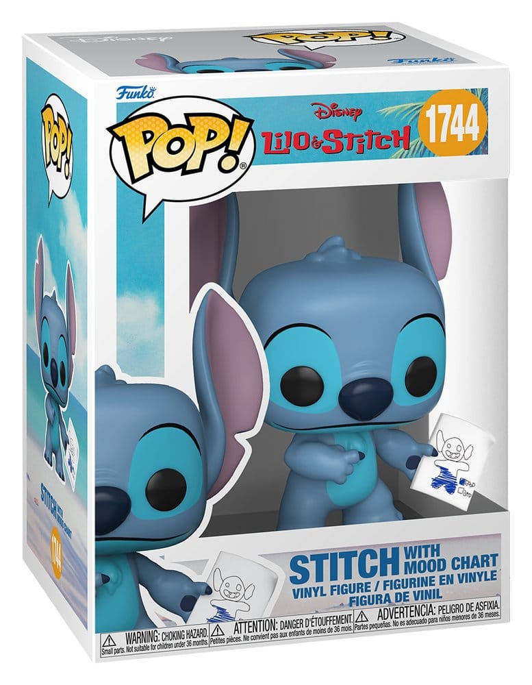 Lilo & Stitch POP! Vinyl Figure Stitch with Mood Chart w/Chase Assortment 6 Funko