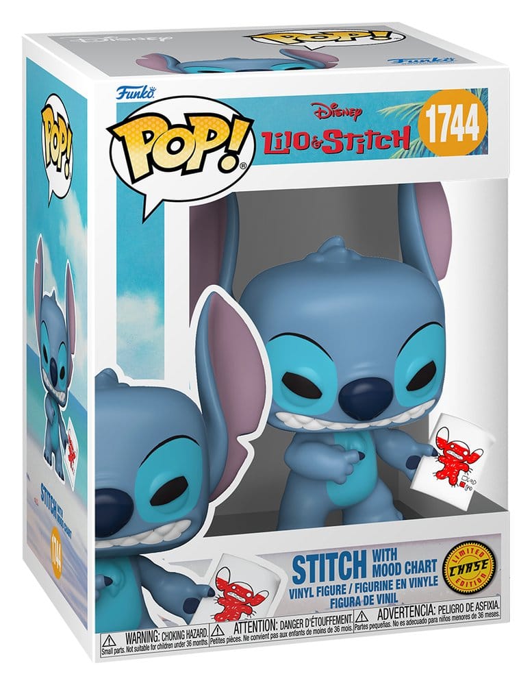 Lilo & Stitch POP! Vinyl Figure Stitch with Mood Chart w/Chase Assortment 6 Funko