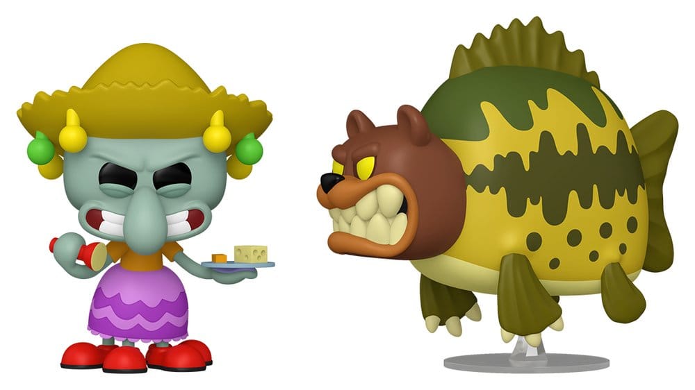 SpongeBob SquarePants POP! Animation Vinyl Figure 2 Pack Squidward & Sea Bear Funko