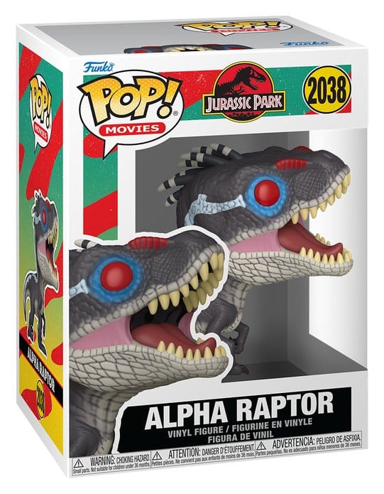 Jurassic Park POP! Movies Vinyl Figure Alpha Raptor Funko