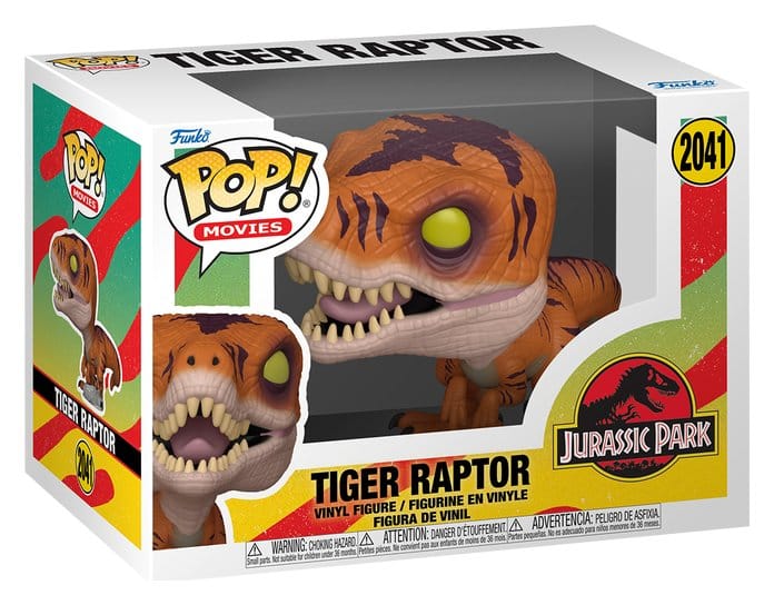 Jurassic Park POP! Movies Vinyl Figure Tiger Raptor Funko