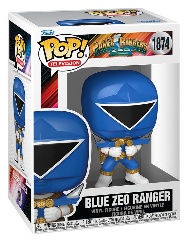 Power Rangers Zeo POP! Movies Vinyl Figures Zeo Ranger Blue Funko