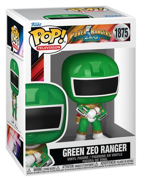 Power Rangers Zeo POP! Movies Vinyl Figures Zeo Ranger Green Funko