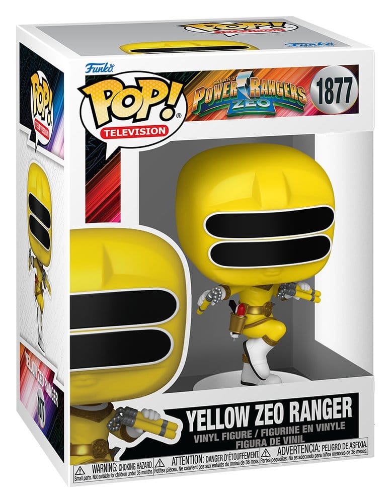 Power Rangers Zeo POP! Movies Vinyl Figures Zeo Ranger Yellow Funko
