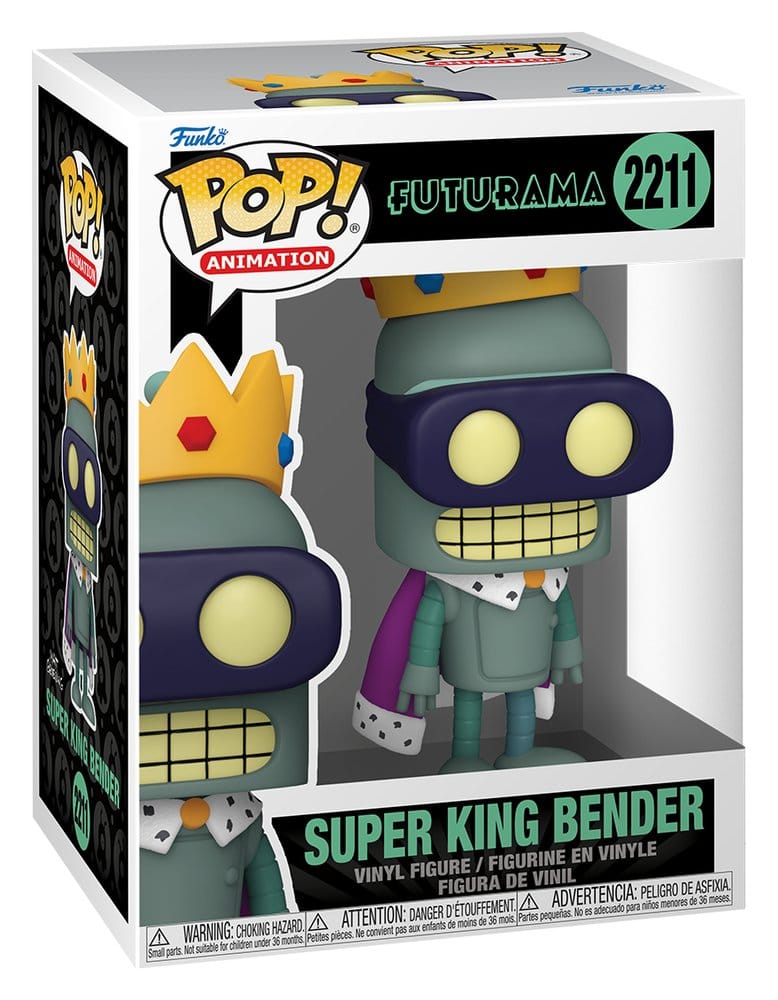 Futurama Pop! Animation Vinyl Figure Super King Bender Funko